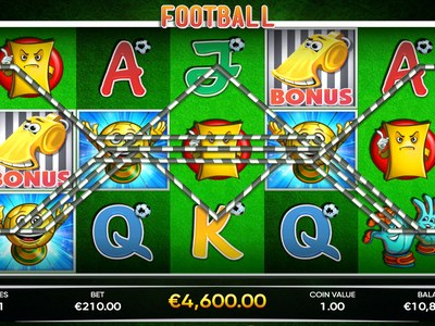Football — Стадион, мяч, серия пенальти и стандартный RTP 96%